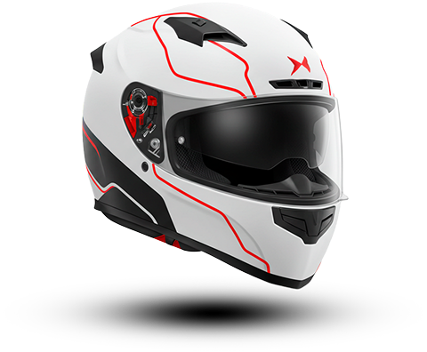 Capacete Branco do Game Capacete premiado