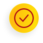 Icone representando sucesso no envio da mensagem na faq