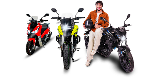 Imagem das motos Shineray, Urban, Storm e 250F