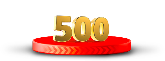 até R$ 500
