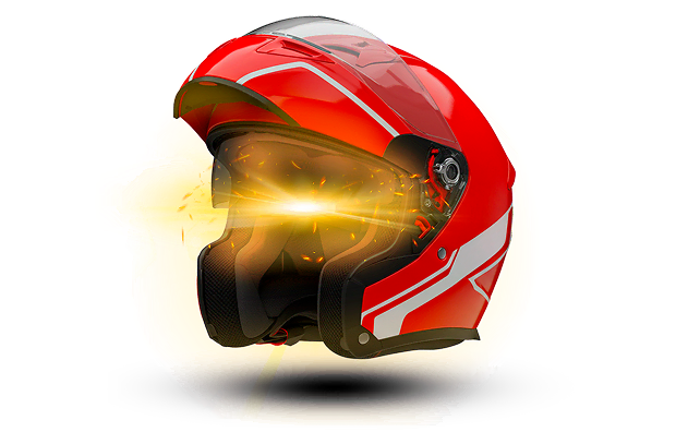 exemplo de capacete vencedor do Game Capacete Premiado