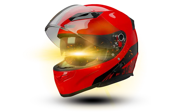 exemplo de capacete vencedor do Game Capacete Premiado