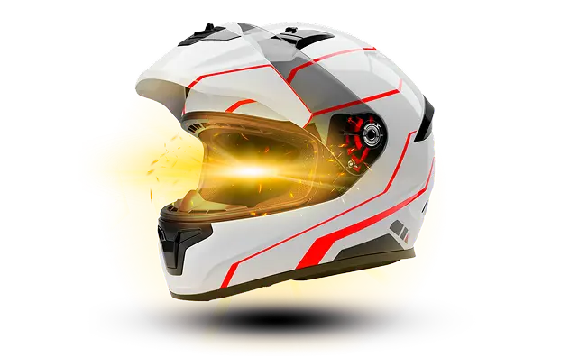 exemplo de capacete vencedor do Game Capacete Premiado