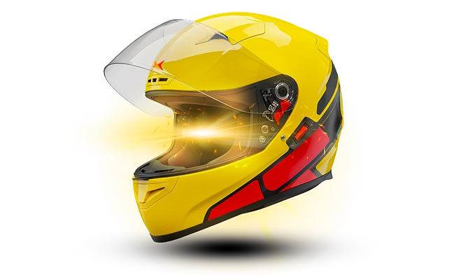 exemplo de capacete vencedor do Game Capacete Premiado